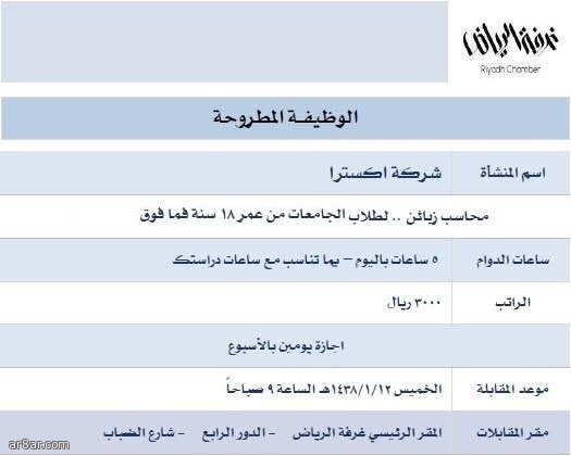 وظائف بدوام جزئي لطلاب الجامعات في شركة أكسترا الرياض البوابة